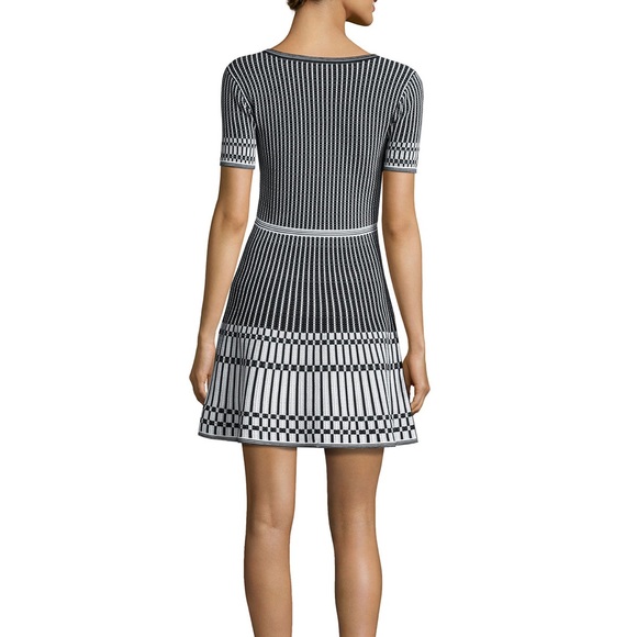DVF Black and White Dress - Picture 2 of 6